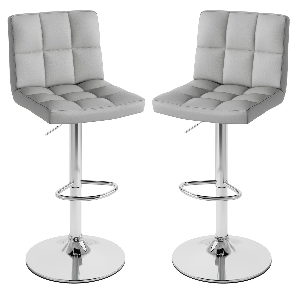 Set of 2 Square Swivel Adjustable