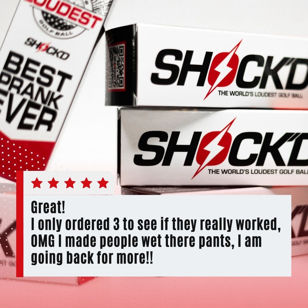 PAQUETE 3 POR EL PRECIO DE 1 - Pelotas de Golf SHOCK'D