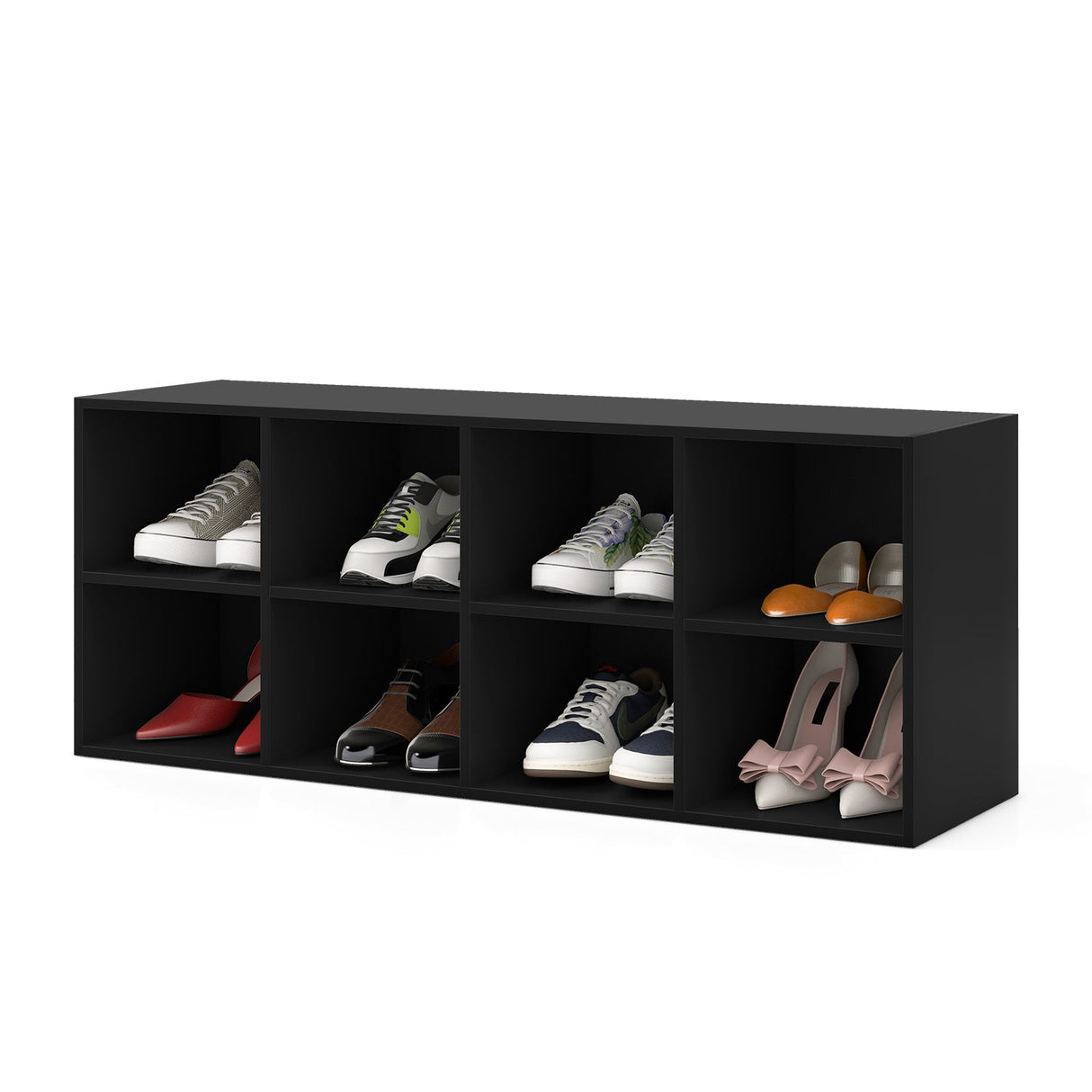 Organizador de zapatos de 8 compartimentos con capacidad de peso de 227 kg
