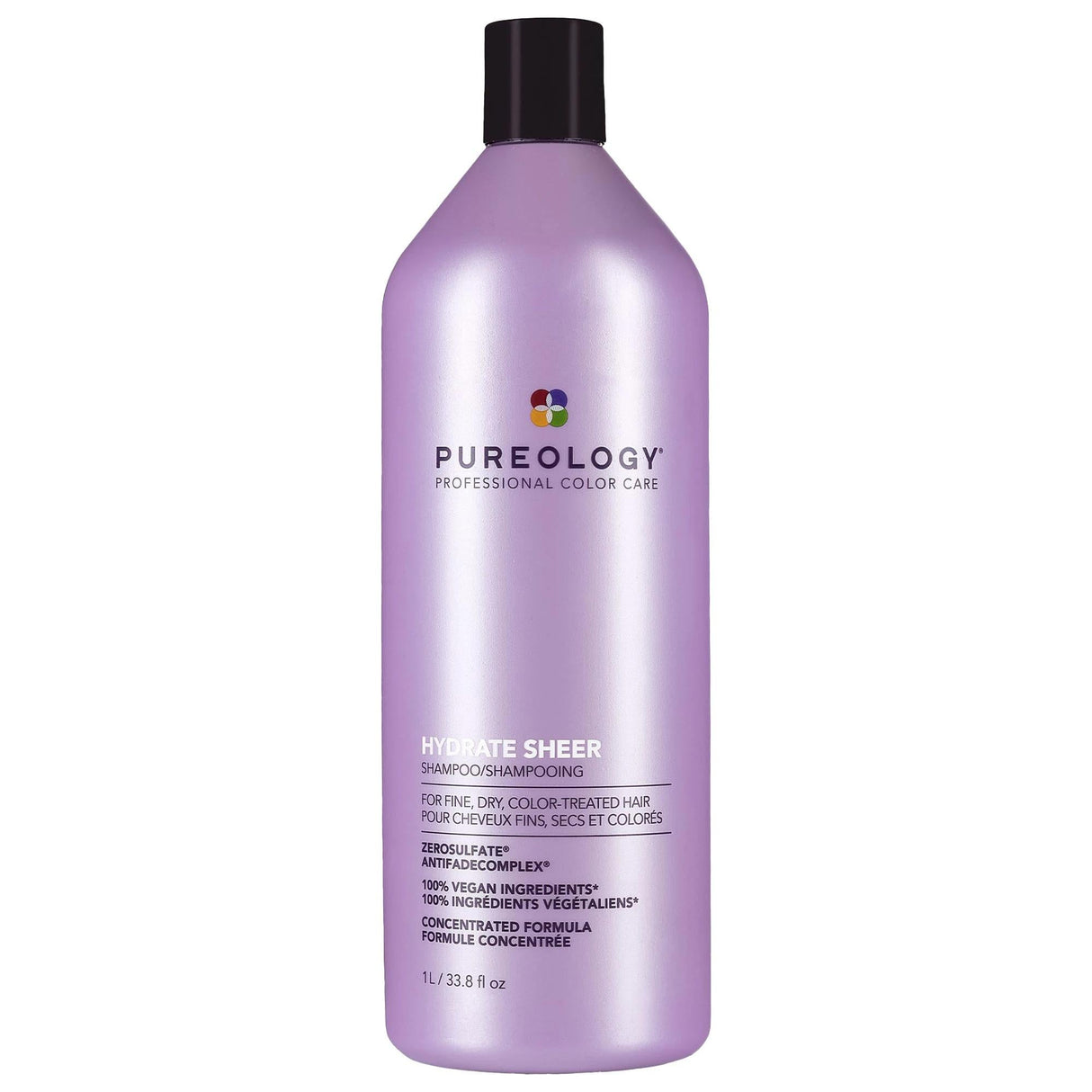 Hydrate Sheer - Sulfate-Free Shampoo for Fine Hair, Color-Safe, Vegan, Cruelty-Free