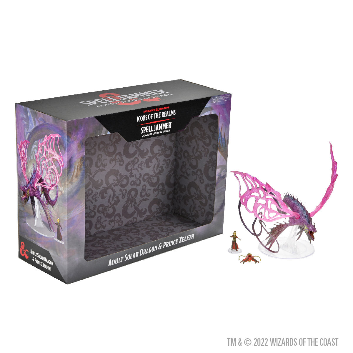 D&D: Icons of the Realms - Spelljammer Adventures in Space - Adult Solar Dragon & Prince Xeleth