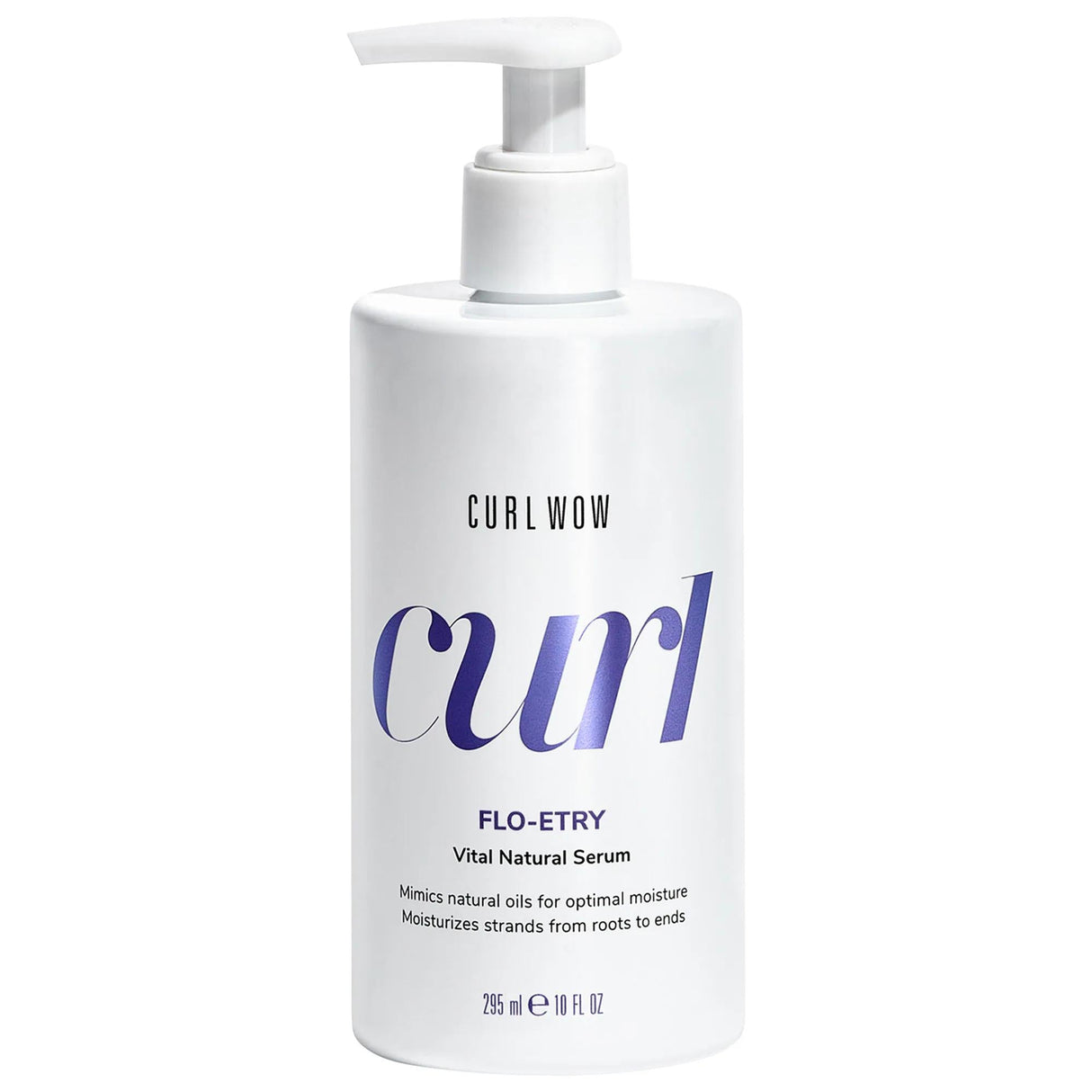 Curl Wow Hydrating Hair Serum for Curly & Coily Hair - Natural, Vegan, Cruelty-Free, Frizz Reduction & Moisture