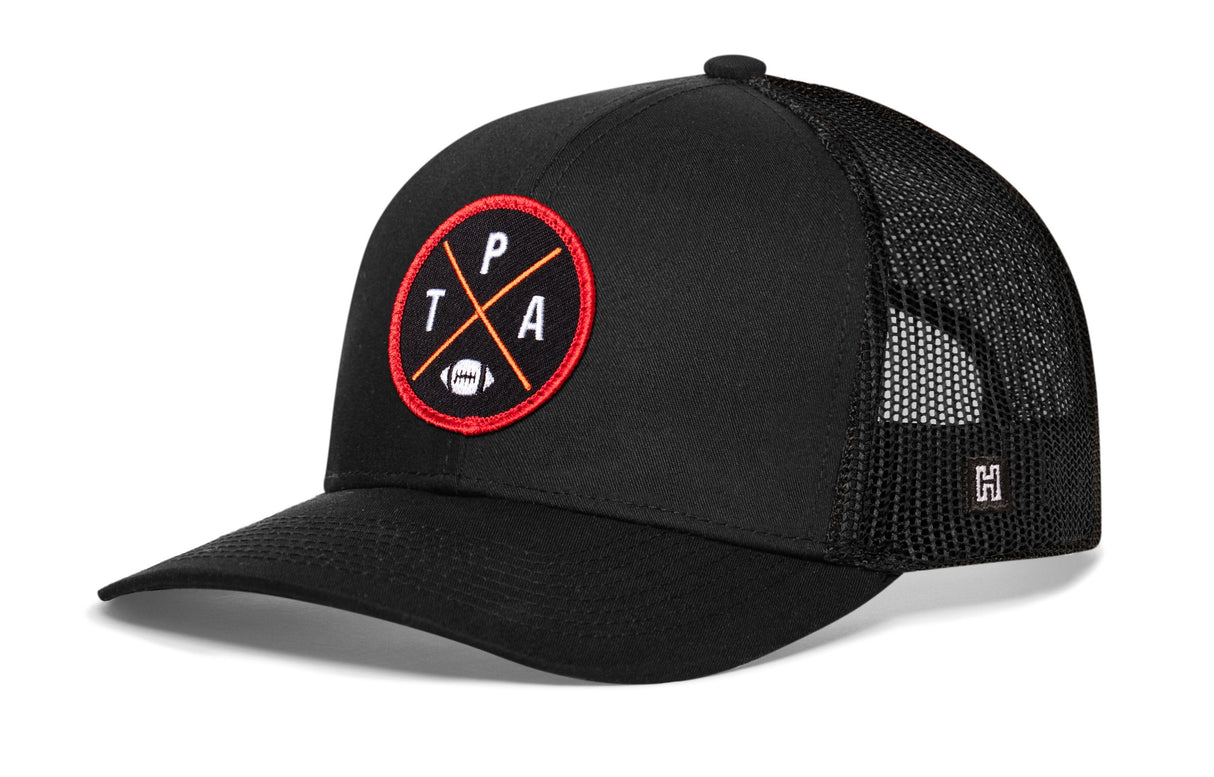 Tampa Bay Trucker Hat | Black TPA X Football Snapback