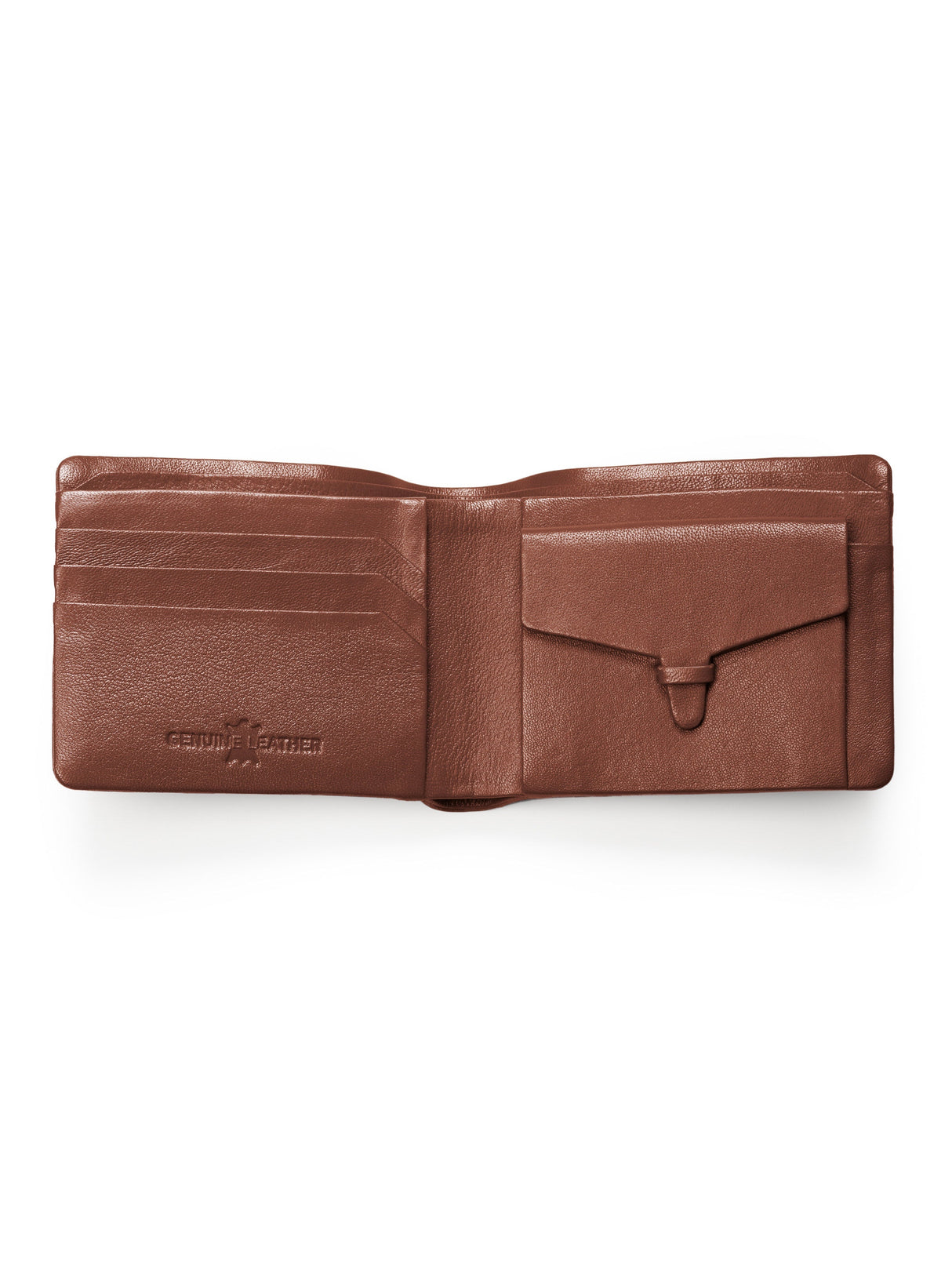 Cartera plegable Kodiak marrón