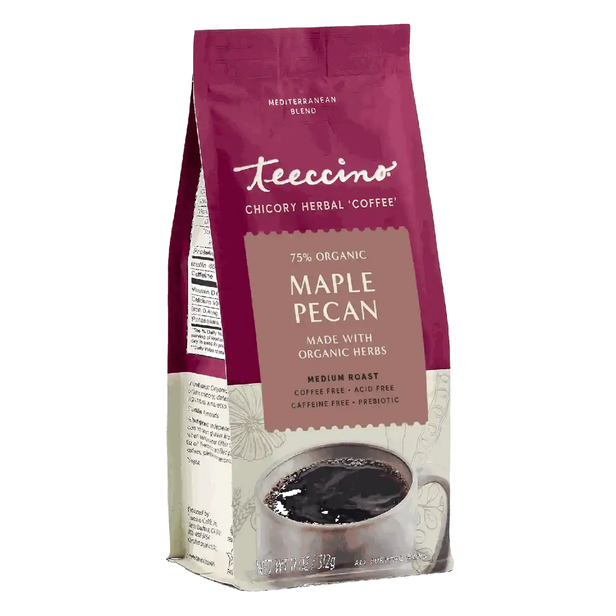 Maple Pecan Chicory Herbal Coffee