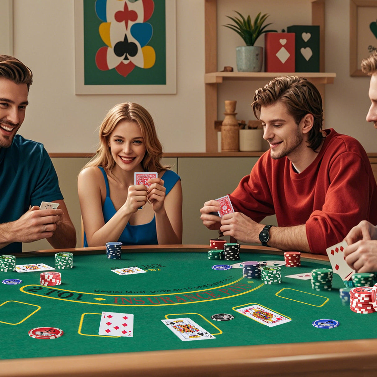 Juego de fichas de póquer Texas Hold'em Fichas de póquer de casino con 400 fichas - Negro