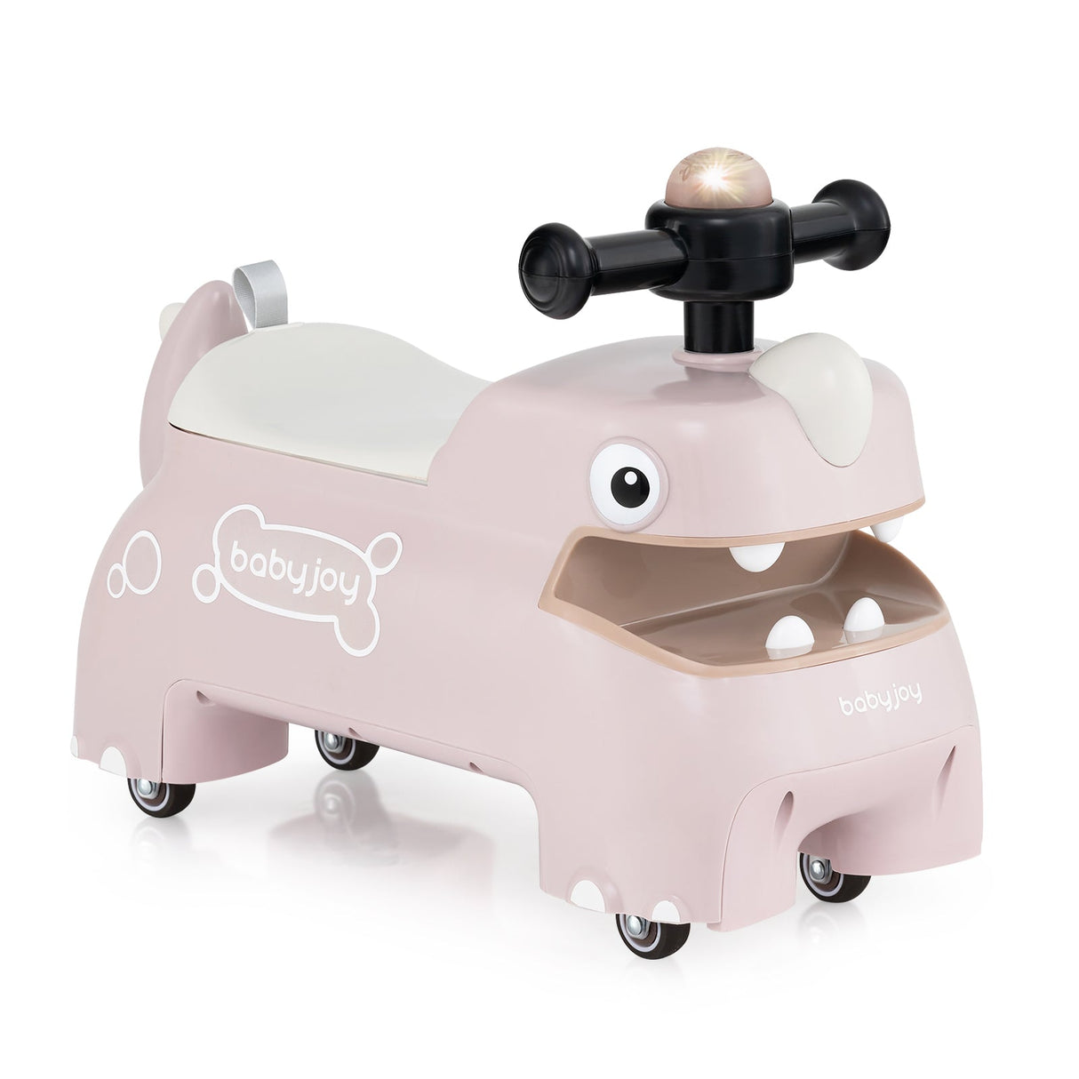 Coche deslizante andador para niños pequeños con luces y música