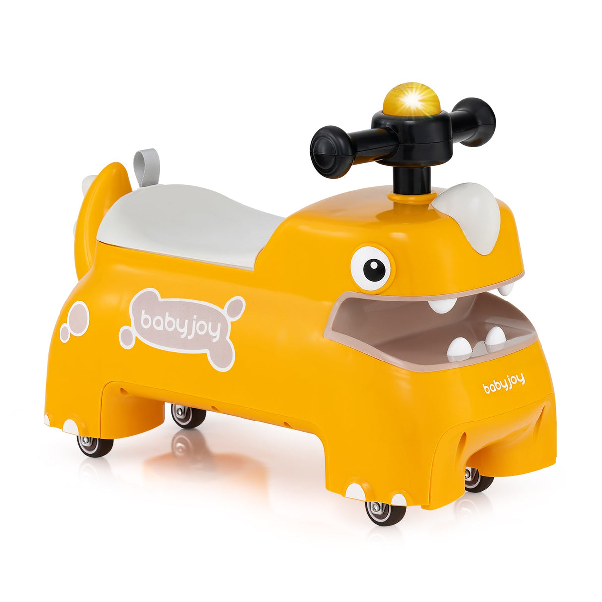 Coche deslizante andador para niños pequeños con luces y música