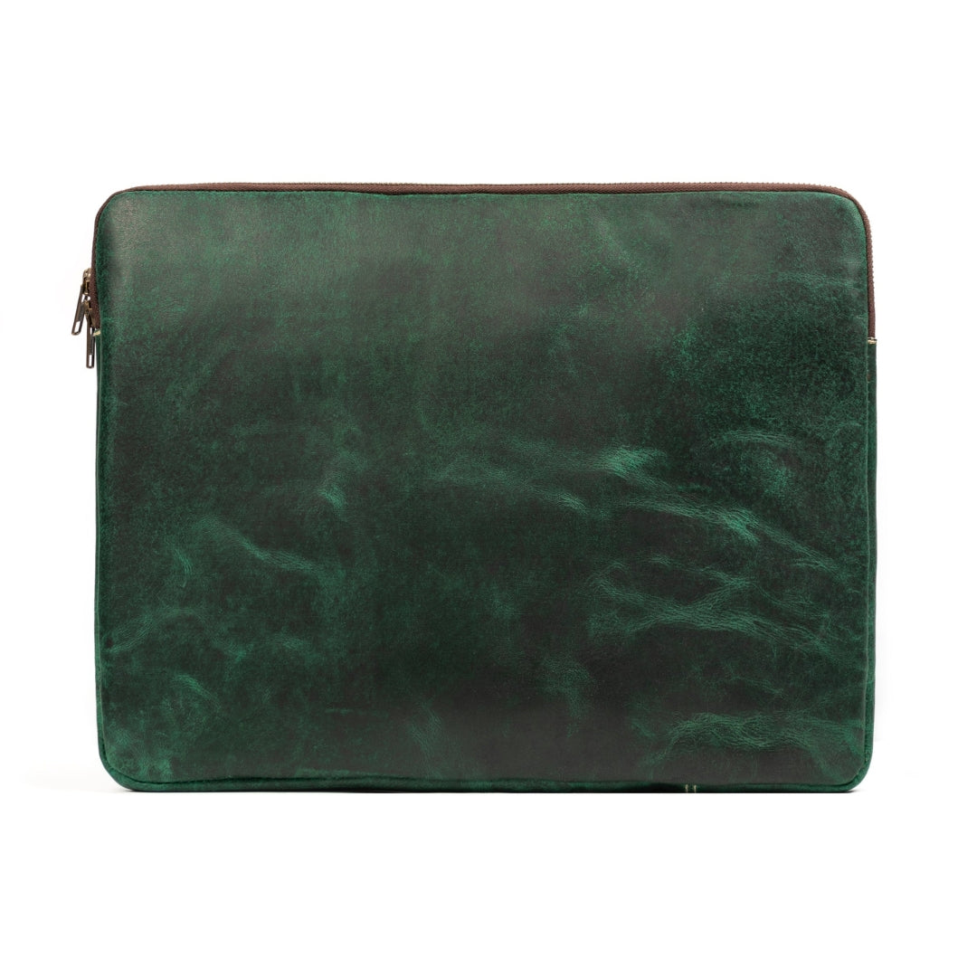 Funda verde para portátil