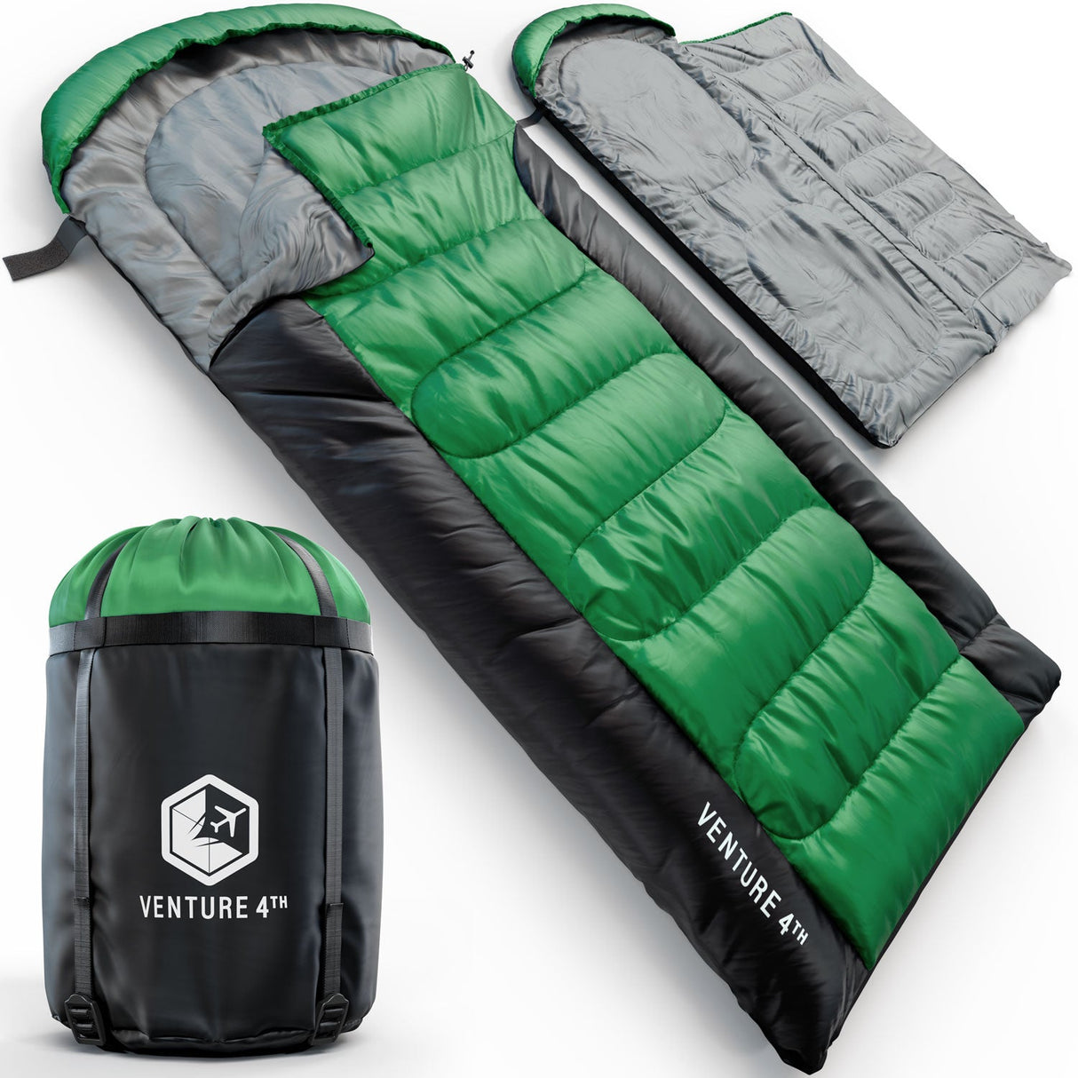 Saco de dormir XXL para campistas grandes y altos