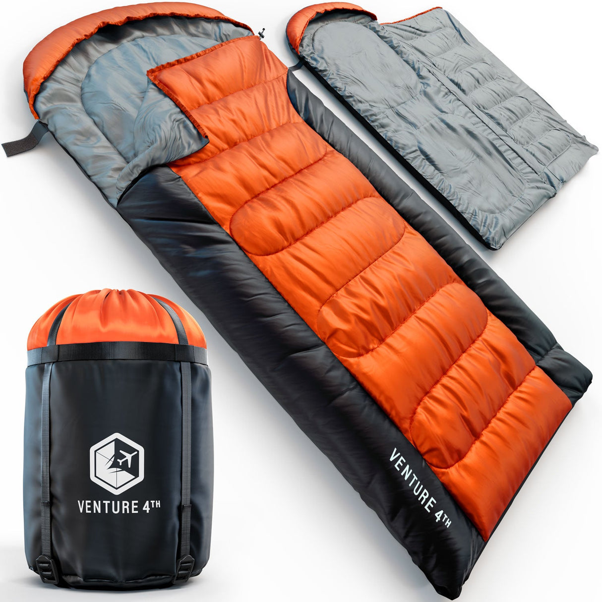 Saco de dormir XXL para campistas grandes y altos