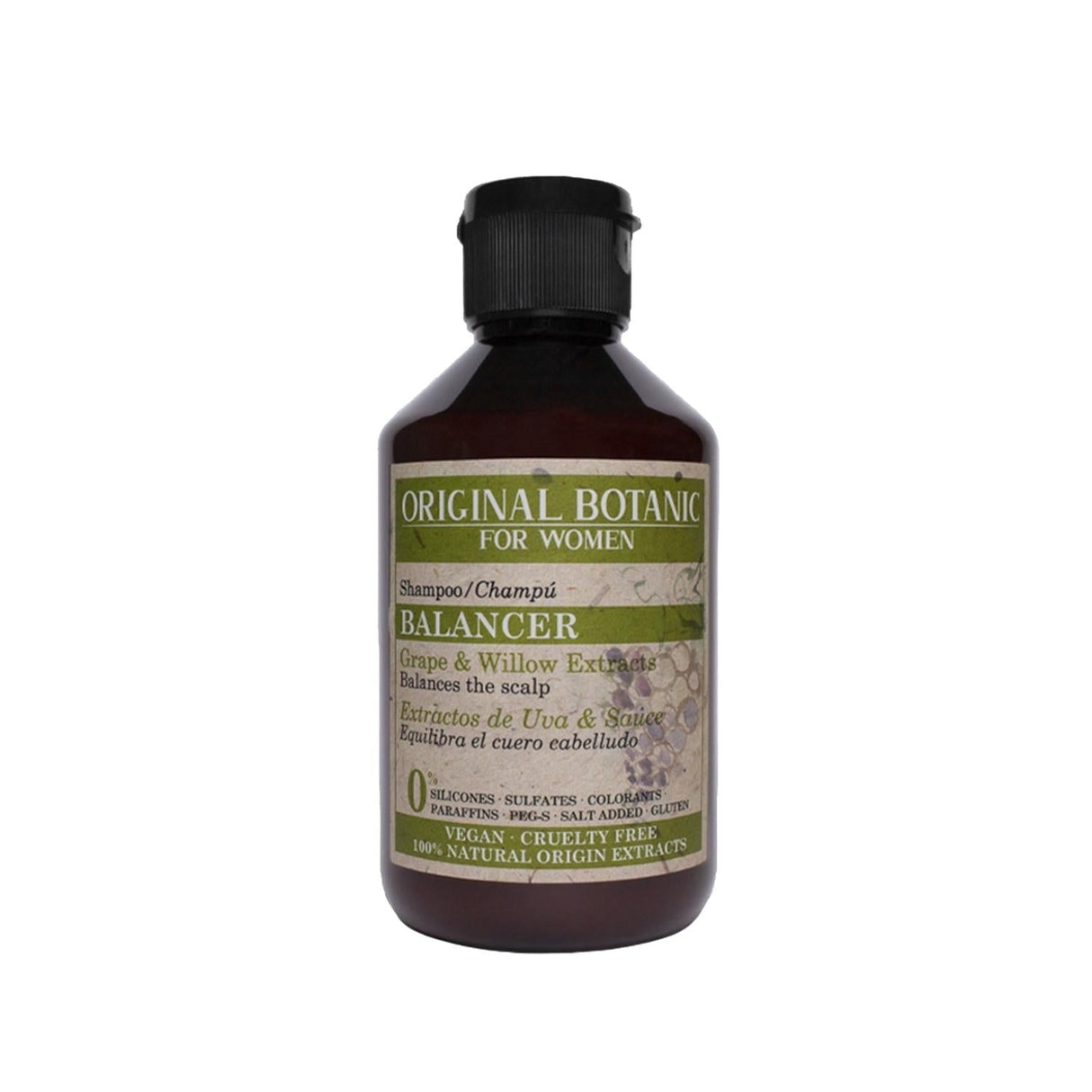 ORIGINAL BOTANIC Vegan Shampoo for Women - Deep Cleansing, Cruelty-Free Hair Care, 8.45 fl oz