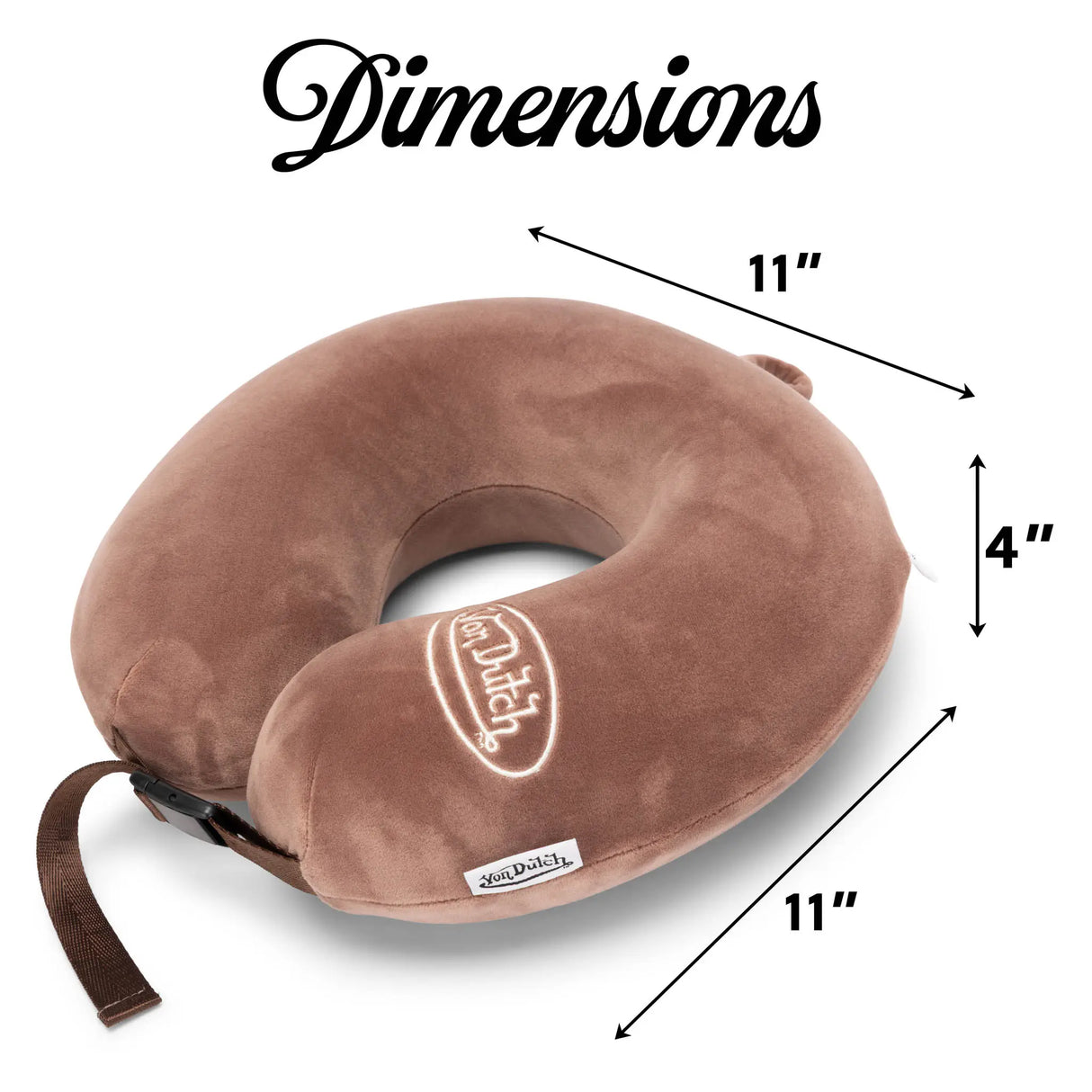 Almohada de viaje clásica de espuma viscoelástica para el cuello