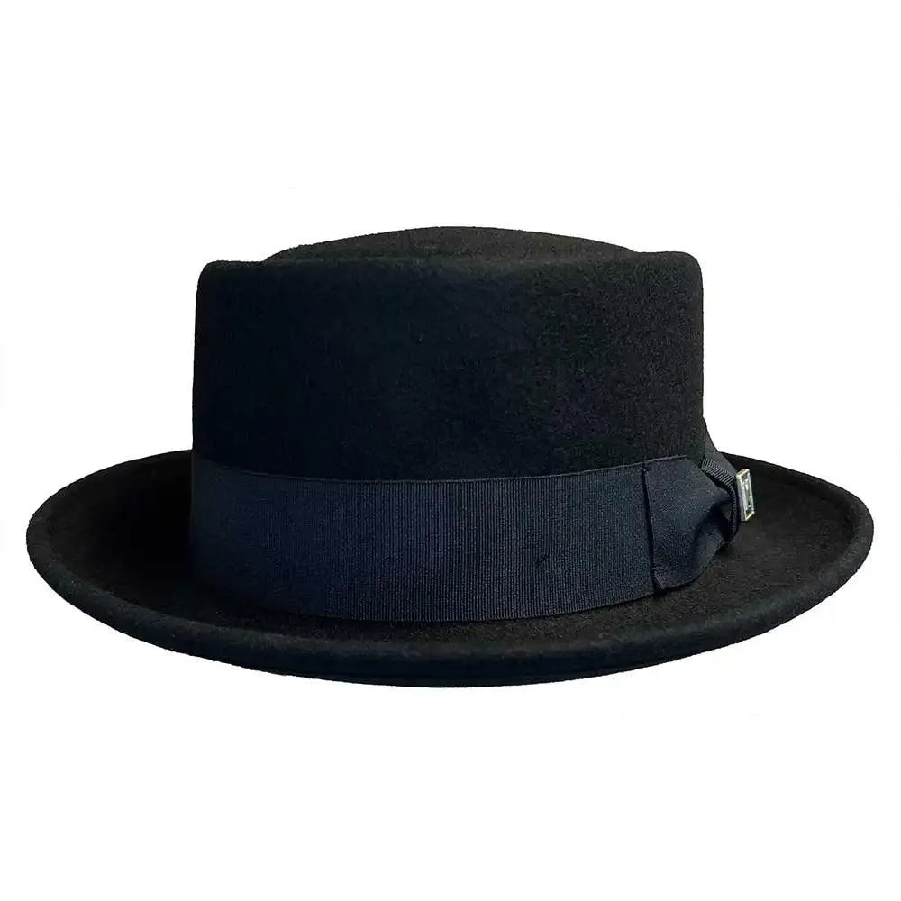 Deadwood Trading Skavoovie - Sombrero Pork Pie de Fieltro de Lana Suave