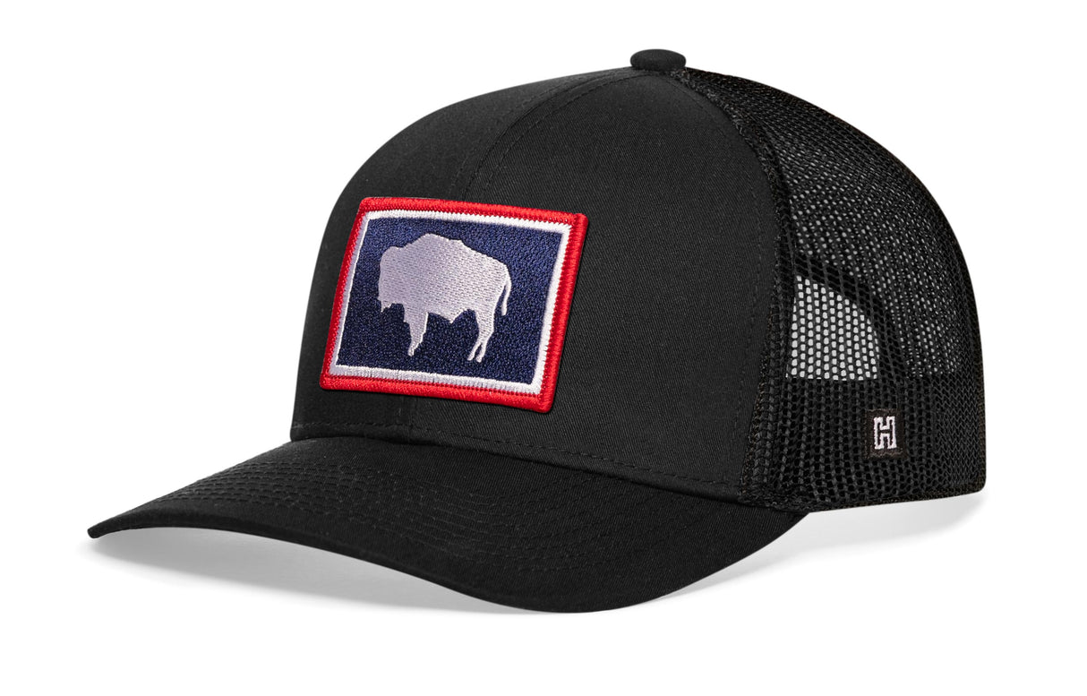 Wyoming Flag Trucker Hat | WY Snapback