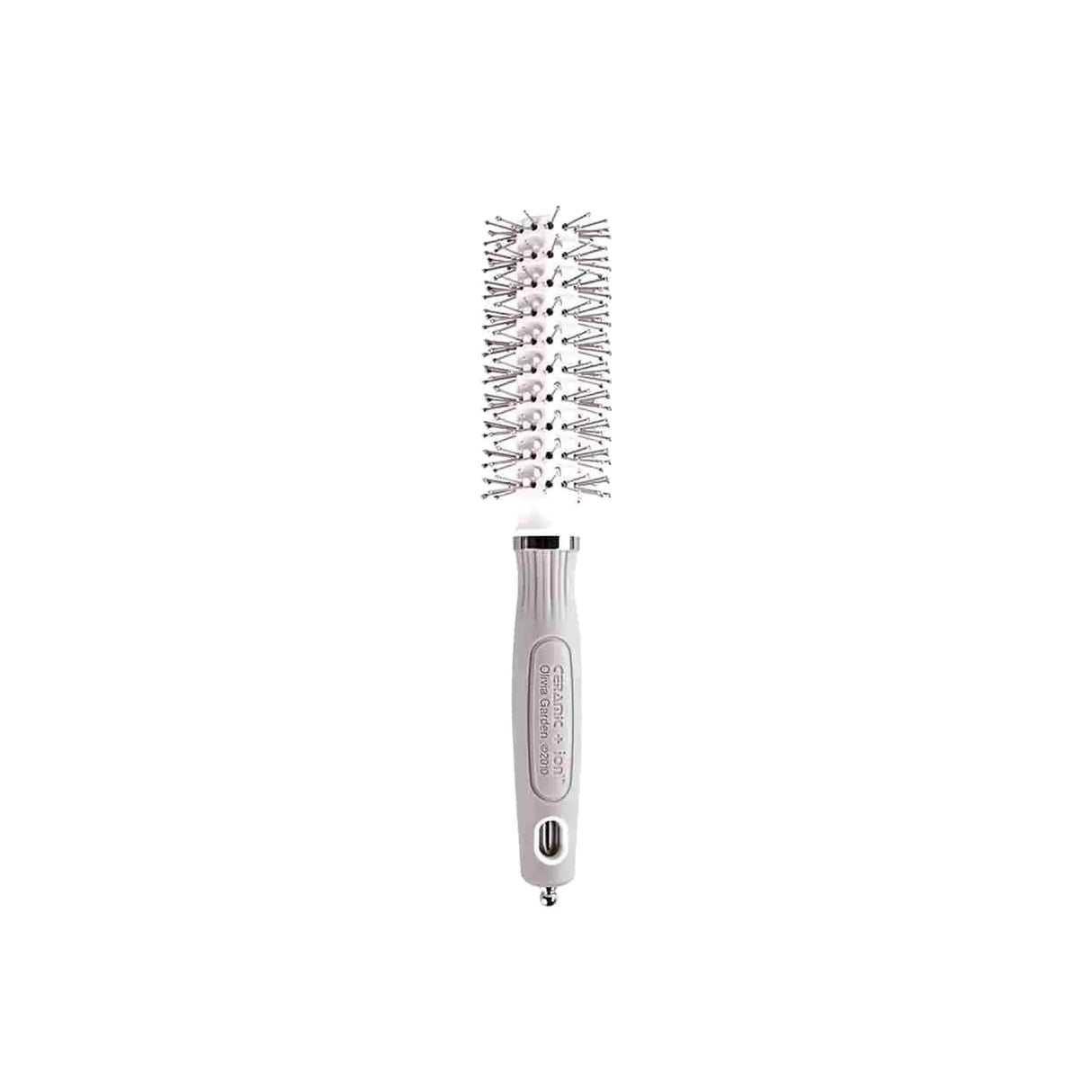 Olivia Garden Ceramic+Ion Turbo Vent Professional Hair Brush 22 - Reduces Frizz, Enhances Shine, Professional Hair Styling Tool