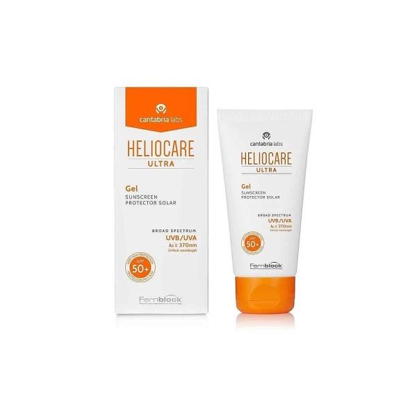 Heliocare Ultra 90 SPF50+ Sunscreen Gel: Ultimate Protection for Oily & Sensitive Skin, Non-Comedogenic, Anti-Aging - 50ml