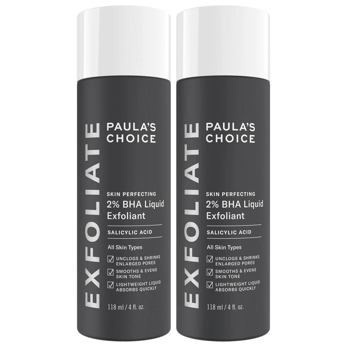Paula's Choice BHA Expert Exfoliation Duo: 2% Salicylic Acid Toner for Pore Minimizing, Acne Treatment, and Smooth Skin