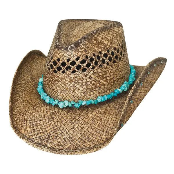 Bullhide Año de Verano - Sombrero de vaquero de paja moldeable