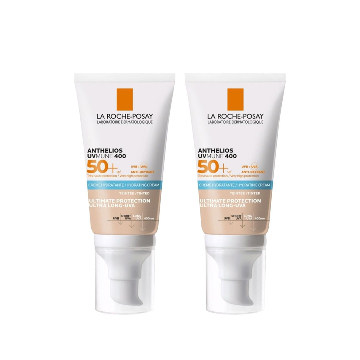 La Roche Posay Anthelios UVMune Tinted SPF 50+ Sunscreen - Moisturizing & UV Protection for Everyday Use