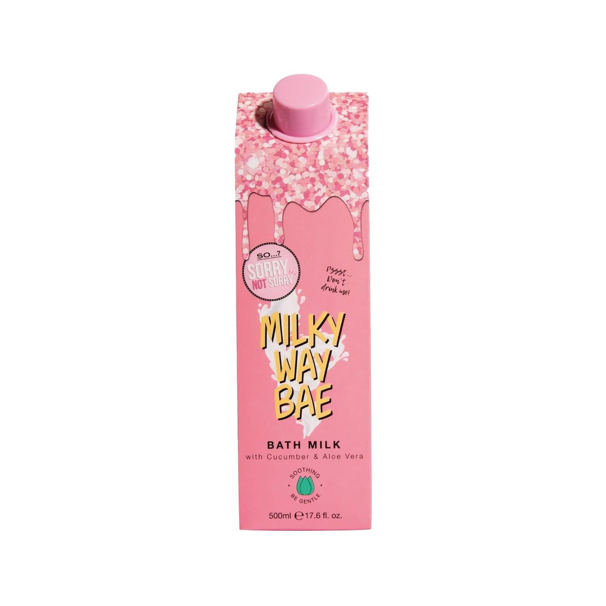 So...? Sorry Not Sorry Milky Way Bae Bath Milk 500ml - Moisturizing & Nourishing for Dry Skin
