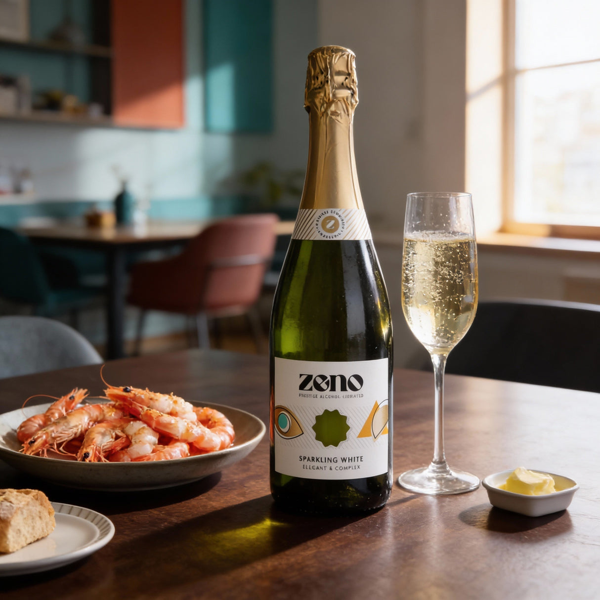 Zeno - Vino Blanco Espumoso sin Alcohol NV - 750ml