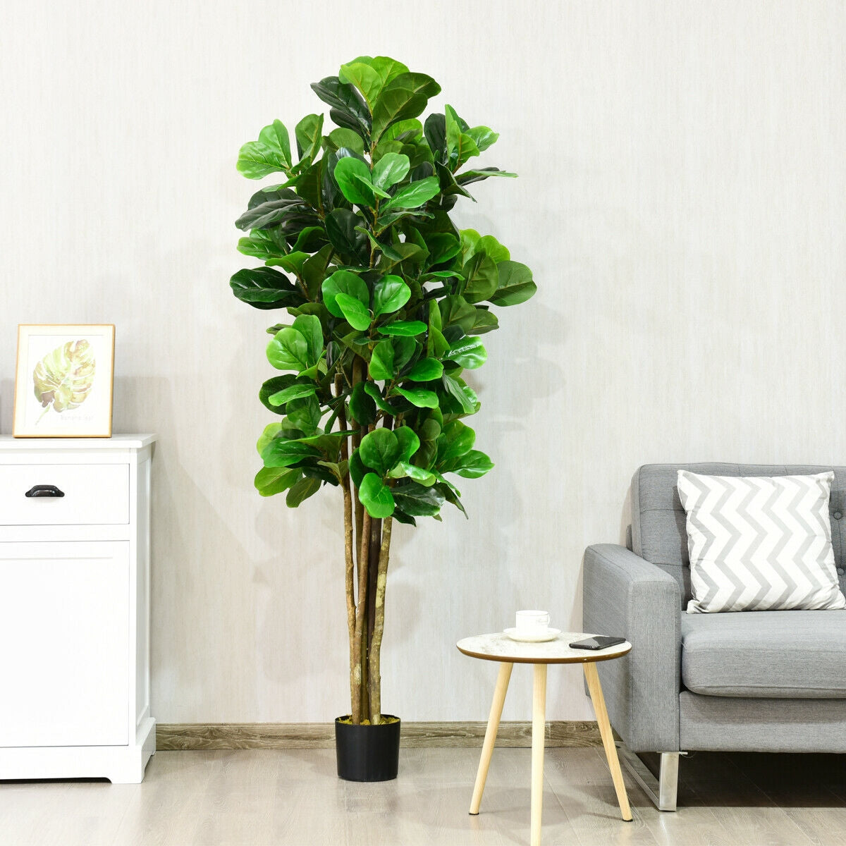 Jardinera decorativa artificial de 6 pies para interiores y exteriores