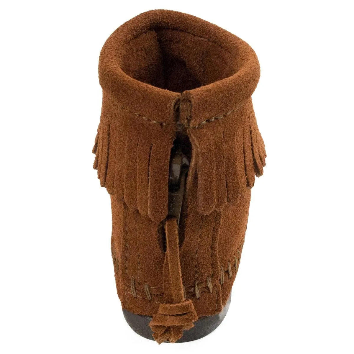 Bota Minnetonka con cremallera trasera y suela dura - Bota para niños