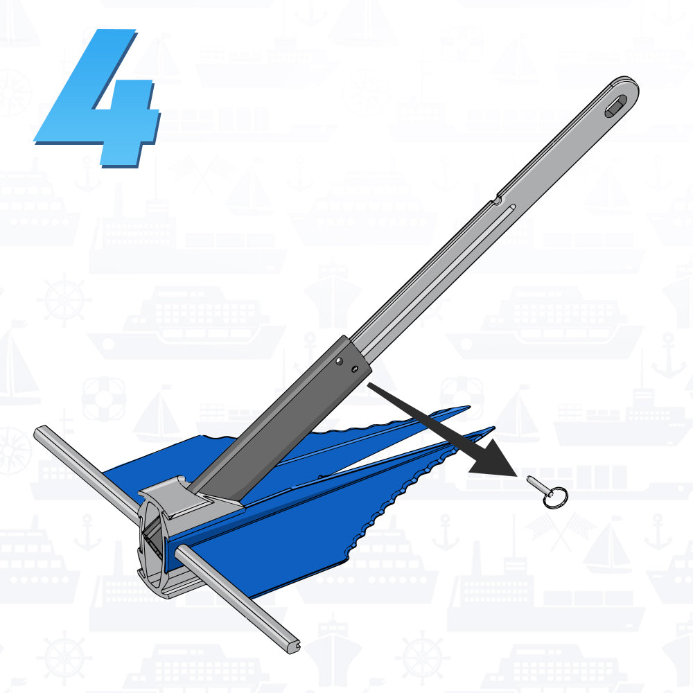 Ancla Fluke Mini – Ancla Compacta y Potente para Motos Acuáticas, Kayaks y Barcos Pequeños (Ancla, Cuerda, Estuche)