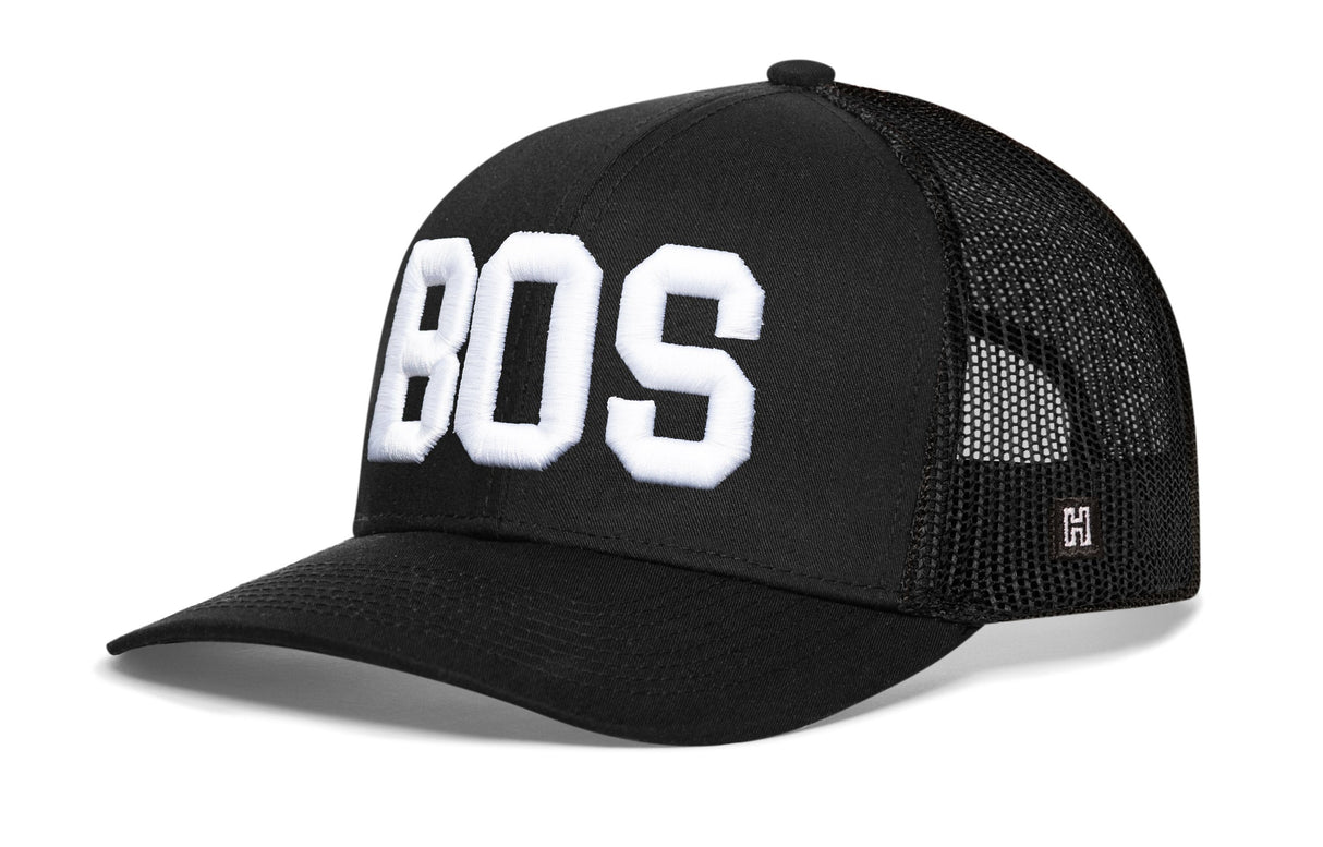 Boston Trucker Hat | BOS Block Snapback