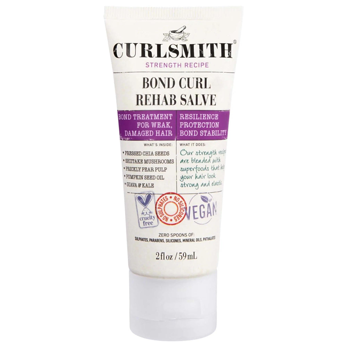 Mini Bond Curl Rehab: Intense Hair Repair Treatment | Strengthens, Repairs & Defines Curls | Vegan & Cruelty-Free