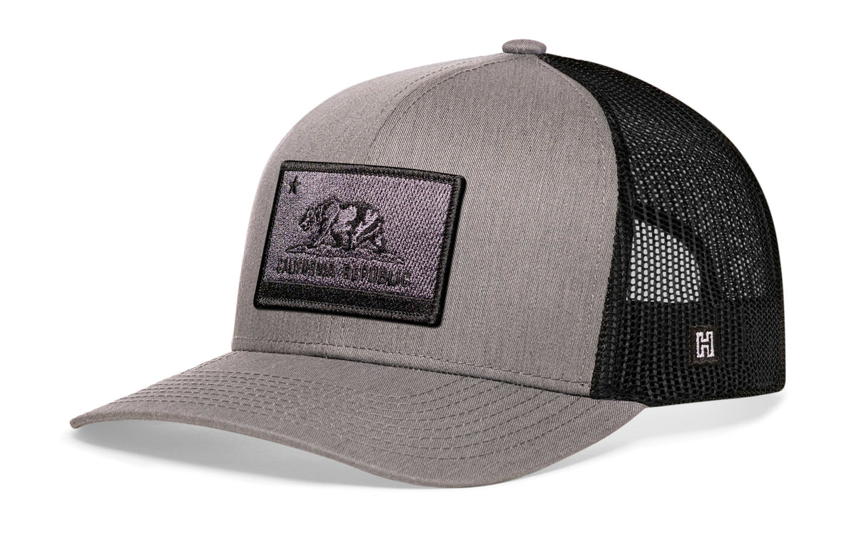 California Flag Trucker Hat | Black tactical Snapback