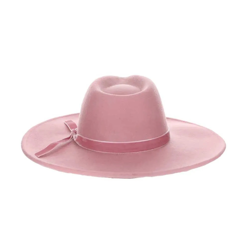Scala Calista - Sombrero Fedora de Lana Suave de Ala Ancha
