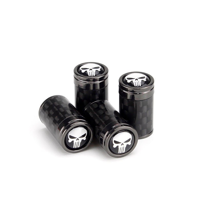Carbon Fibre Car Wheel Tire Valve Stem Cap For Tesla Model3/Y/X/S(4pcs)