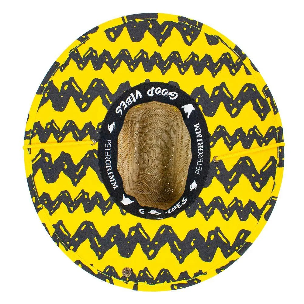 Sombrero de salvavidas de paja de centeno Peter Grimm Peanuts Charlie