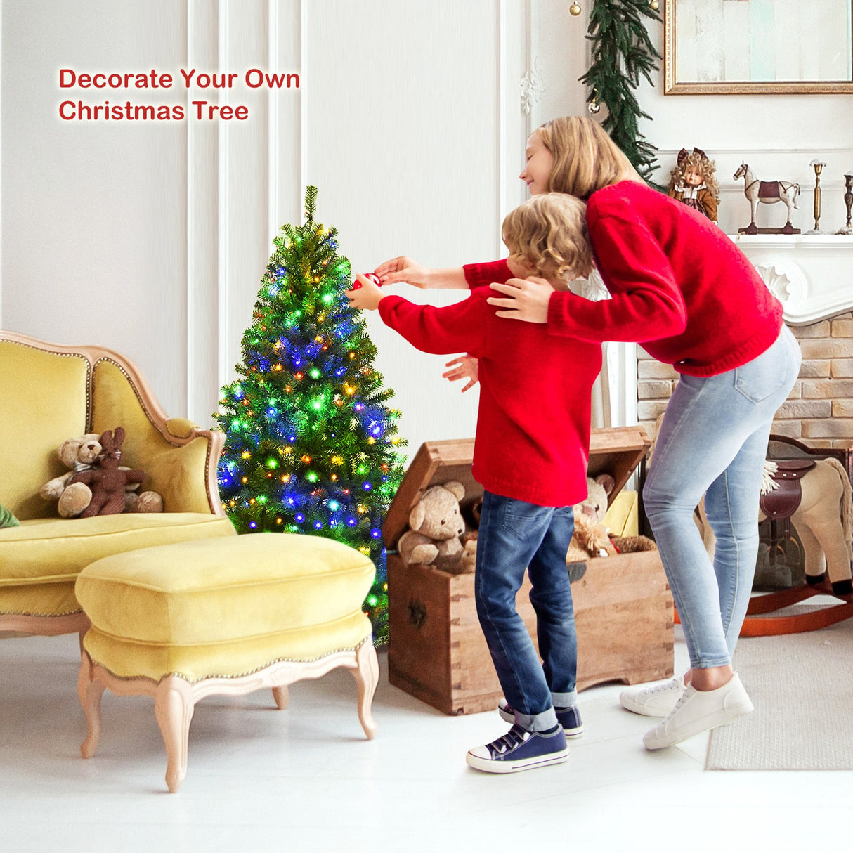 Árbol de Navidad Artificial Premium con Bisagras