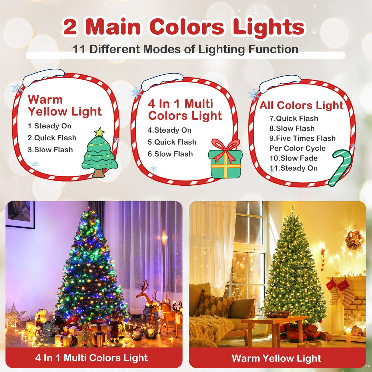 Árbol de Navidad Artificial Premium con Bisagras