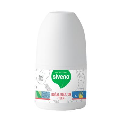 Siveno Natural Roll-On Deodorant for Teens & Sensitive Skin: Vegan, Aluminum-Free Odor Control for Teenage Girls - 1.69 fl oz