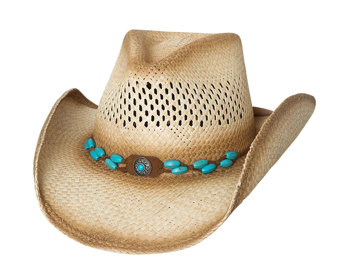 Bullhide Doin' Great - Sombrero de vaquera de paja para mujer