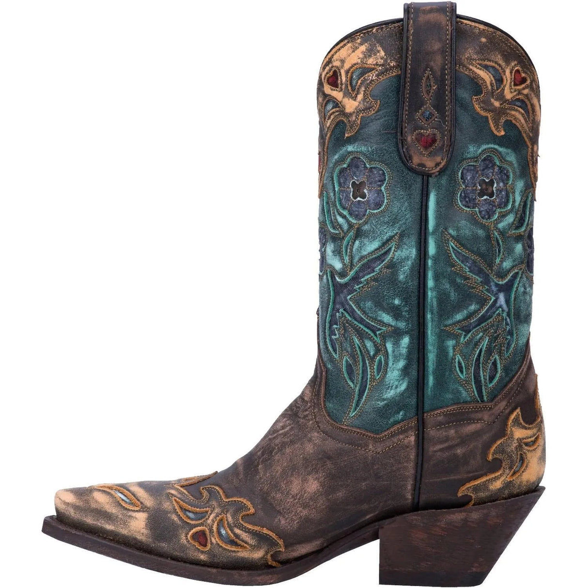 Dan Post Vintage Blue Bird - Botas vaqueras para mujer