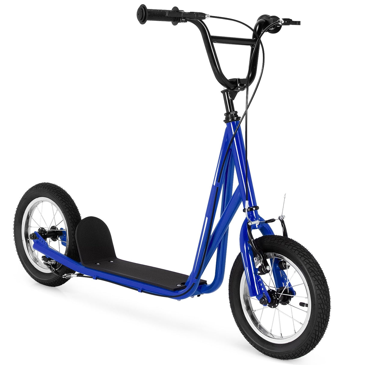 Patinete para niños con ruedas neumáticas de 12 pulgadas y altura ajustable