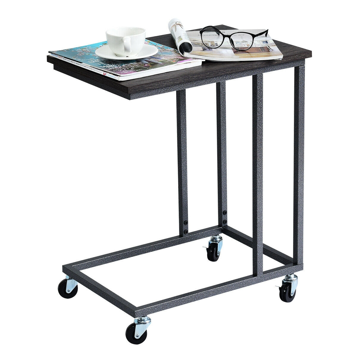 Soporte para portátil, sofá, mesa auxiliar móvil multiuso
