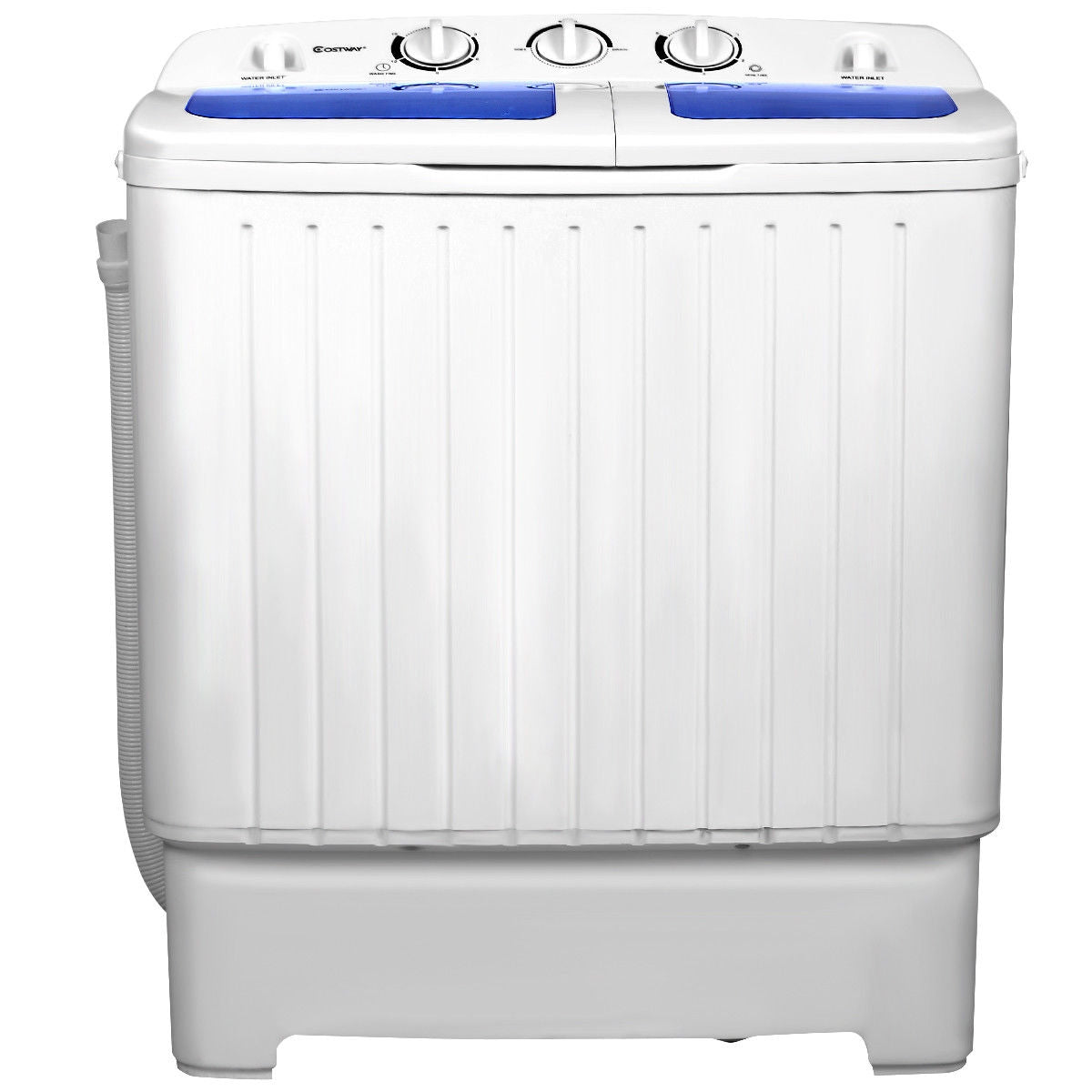 Lavadora compacta de doble tambor de 20 libras para uso doméstico