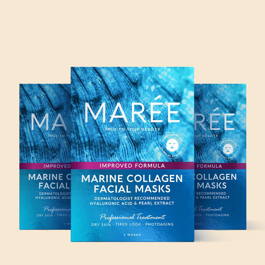 Mascarilla facial hidratante de colágeno