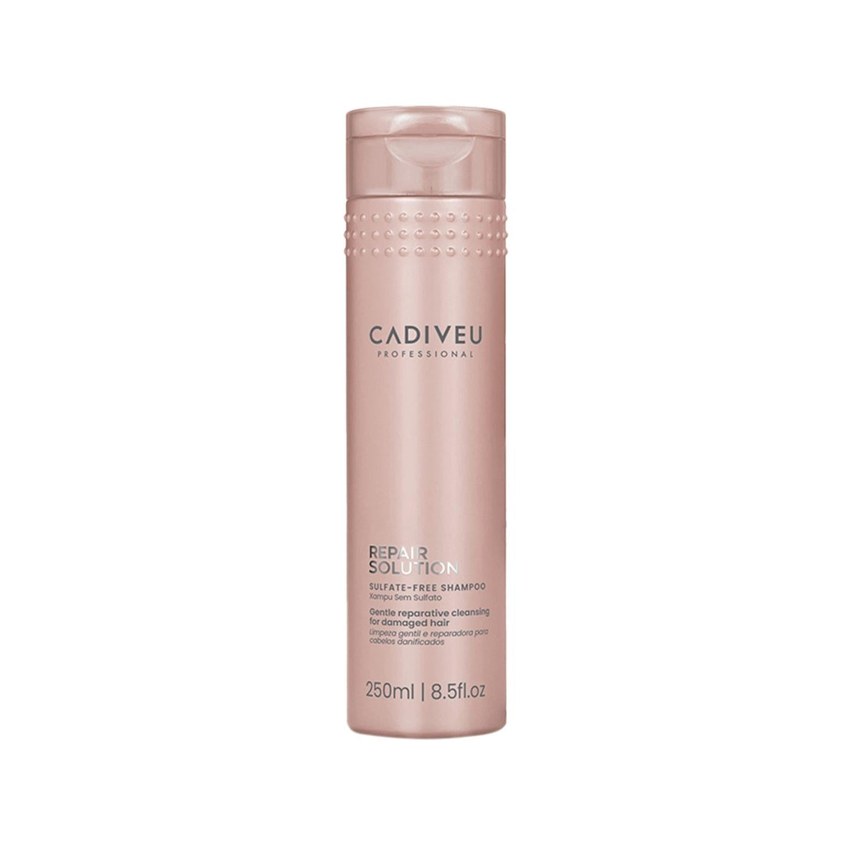 Cadiveu Sulfate-Free Shampoo - Repair Solution for Damaged Hair, Gentle & Nourishing, 8.45 fl oz