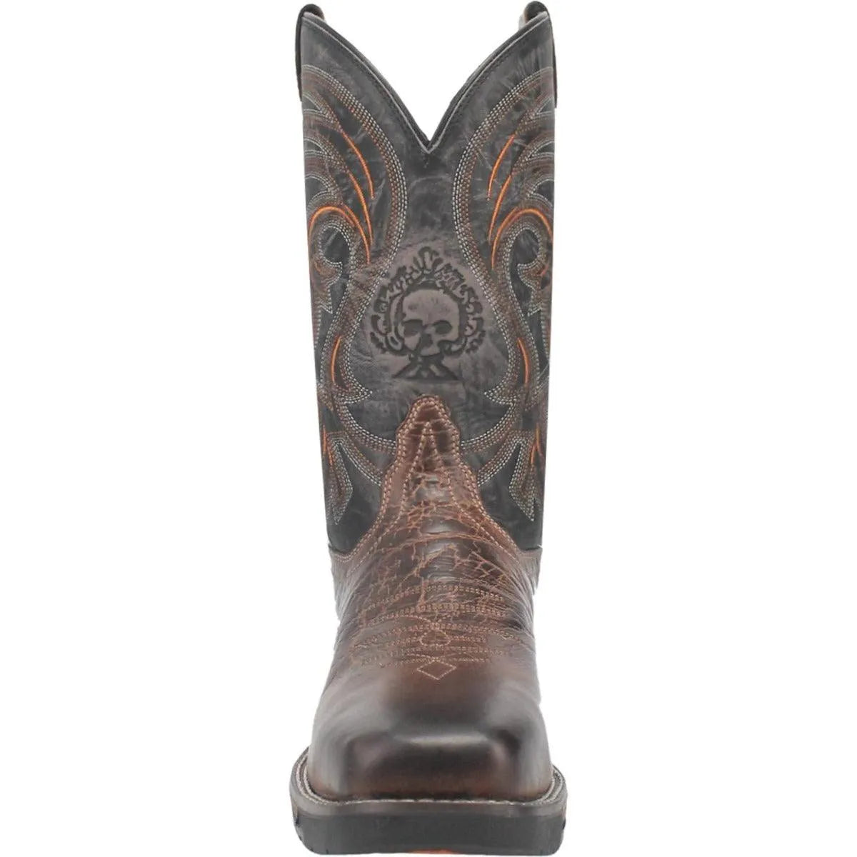 Bota de trabajo vaquera de cuero para hombre Laredo Hawke (Puntera de seguridad) (Liquidación)