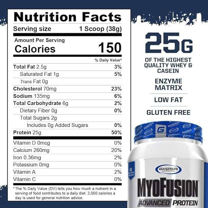 Gaspari MyoFusion Advanced Protein, 4 libras