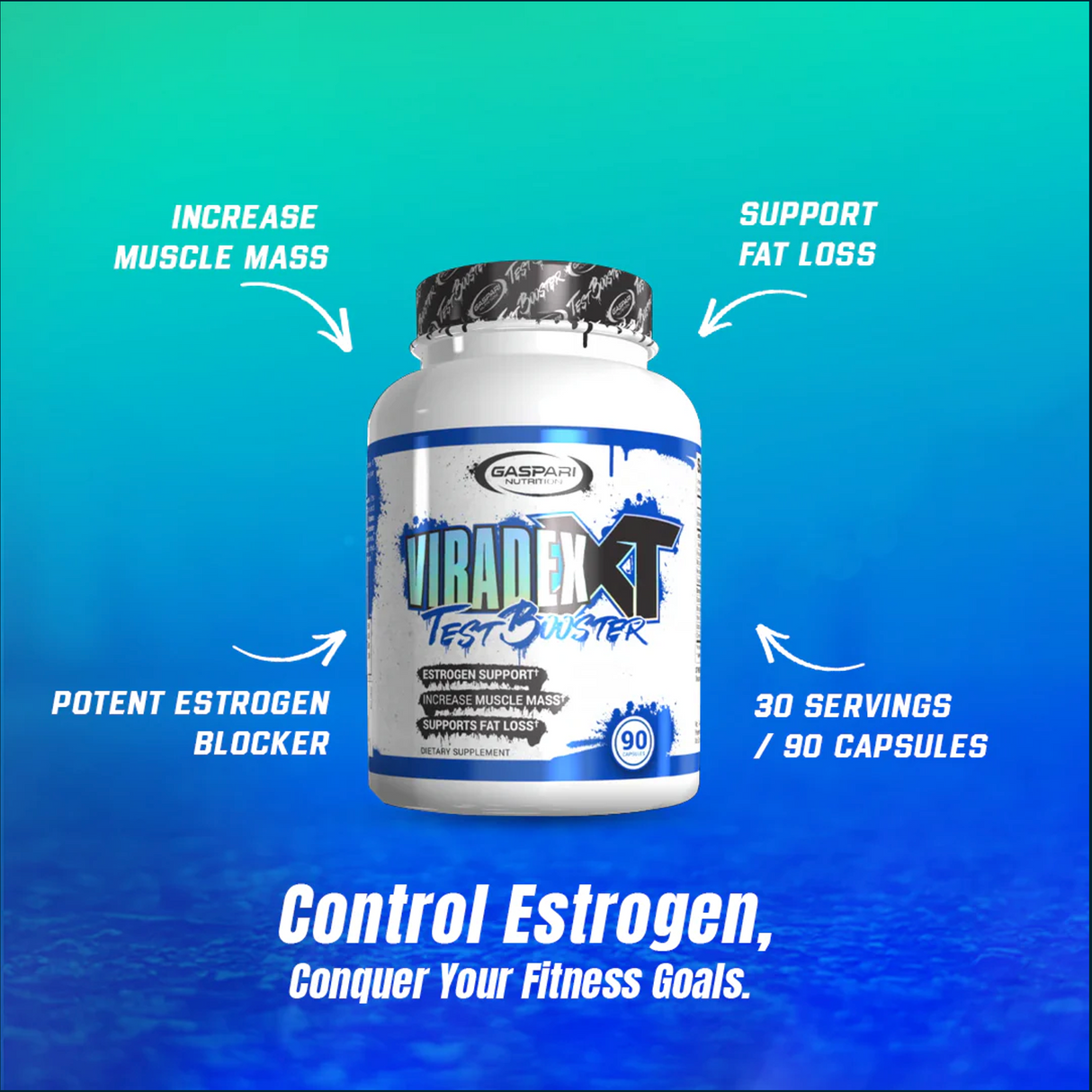 Gaspari Viradex XT, 90 cápsulas