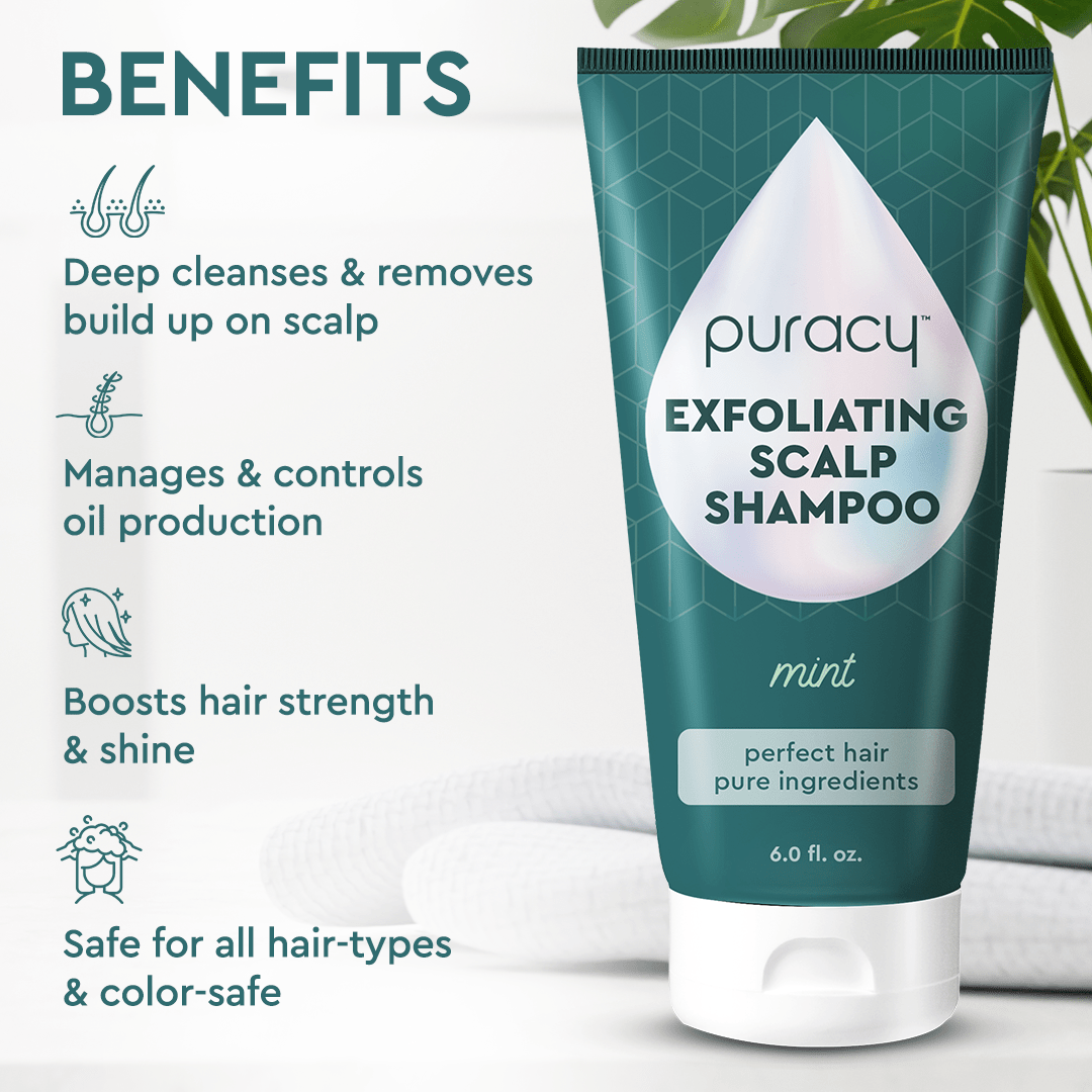 Champú exfoliante para el cuero cabelludo
