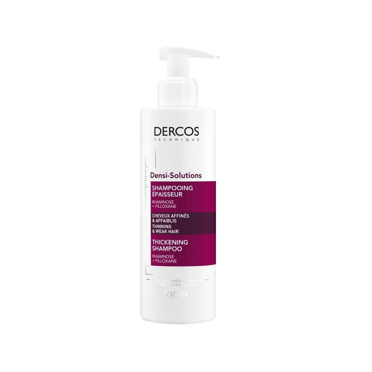 Vichy Dercos Densi-Solutions Thickening Shampoo for Thin Hair - 13.53 fl oz - Volumizing and Strengthening Hair Care